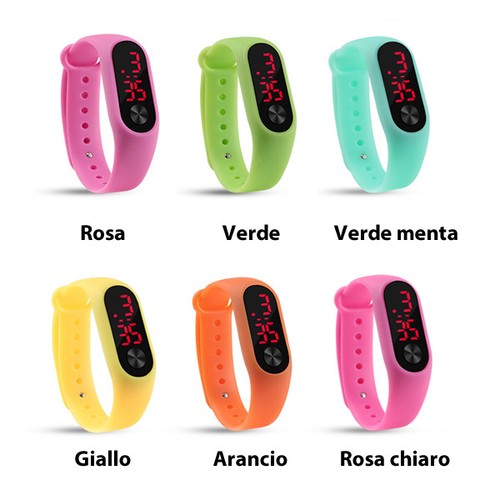 Digitale silicone orologio - silicone,