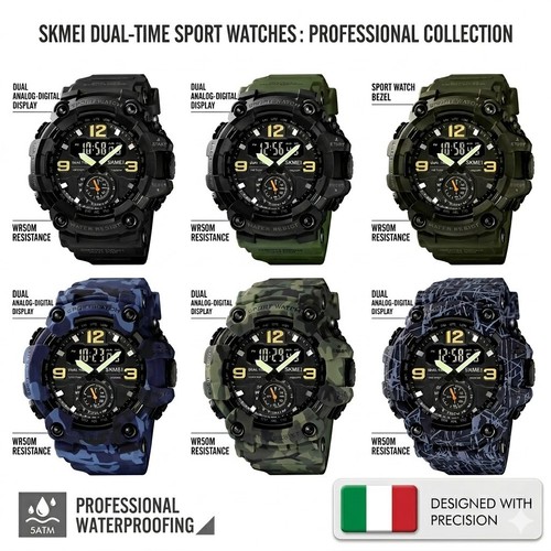 Skmei 1637 orologio militare - skmei,