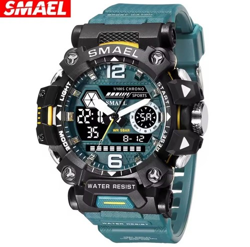 Orologio smael doppio display - doppio,